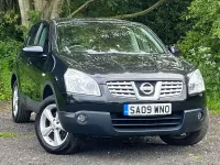 Used Nissan Qashqai Acenta 113 HP (83 kW) 2009 Black SUV