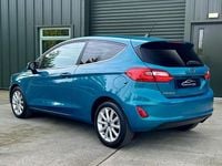 Used Ford Fiesta Titanium 125 HP (91 kW) 2018 Blue Hatchback