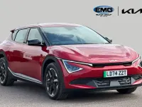 Begagnad Kia EV6 Air 125 kW (170 HK) 2024 Röd SUV