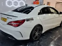 Used Mercedes CLA220 AMG line 177 HP (130 kW) 2017 White Coupe
