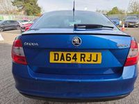 Used Skoda Rapid Sport 105 HP (77 kW) 2014 Blue Hatchback
