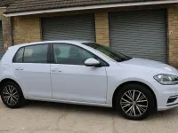 Used VW Golf VII SE 110 HP (80 kW) 2019 Silver Hatchback