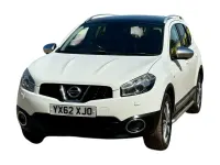 Used Nissan Qashqai +2 Tekna 130 HP (95 kW) 2012 White SUV