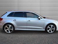 Used Audi A3 S-Line 150 HP (110 kW) 2017 Silver Hatchback