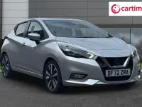 Used Nissan Micra Tekna 92 HP (67 kW) 2023 Silver Hatchback