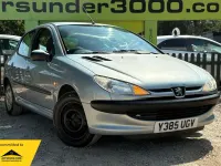 Used Peugeot 206 60 HP (44 kW) 2001 Silver Hatchback