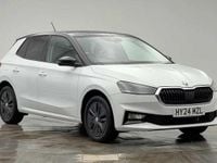 Used Skoda Fabia Colour Edition 85 HP (62 kW) 2024 Moon white metallic black magic pearl effect Hatchback