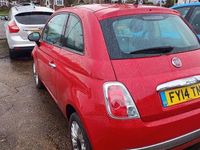 Used Fiat 500 Lounge 69 HP (50 kW) 2014 Red Hatchback