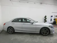 Used Mercedes C220 AMG line 194 HP (142 kW) 2018 Silver Sedan