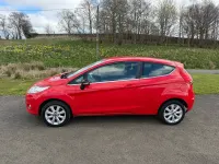Used Ford Fiesta Zetec 2010 Red Hatchback