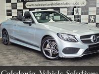 Usado Mercedes C220 Premium Plus 170 CV (125 kW) 2018 Plateado Descapotable