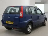 Used Ford Fusion Zetec 80 HP (58 kW) 2009 Blue Hatchback