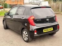 Used Kia Picanto 65 HP (47 kW) 2016 Black Hatchback