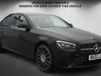 Begagnad Mercedes E400 AMG line 330 HK (242 kW) 2022 Svart Sedan