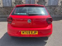 Used VW Polo SE 95 HP (69 kW) 2019 Red Hatchback