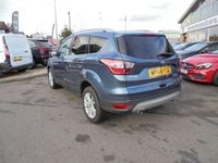 Used Ford Kuga Titanium 150 HP (110 kW) 2018 Blue SUV