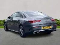 Begagnad Mercedes CLA200 AMG Line Premium Plus 2022 Grå Sportkupé