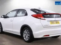 Used Honda Civic ES 2013 White Hatchback