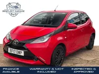 Used Toyota Aygo X-play 69 HP (50 kW) 2017 Red Hatchback