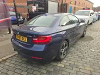 Used BMW 218 Sport Line 2016 Blue Coupe