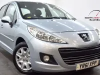 Used Peugeot 207 Active 92 HP (67 kW) 2011 Blue Hatchback