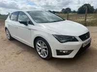 Used Seat Leon FR 2015 White Hatchback