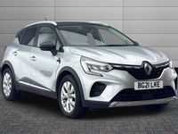 Used Renault Captur Iconic 95 HP (69 kW) 2021 Highland grey with diamond black roof SUV