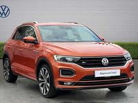 Used VW T-Roc R-line 150 HP (110 kW) 2020 Energetic orange metallic SUV