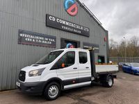 used Ford Transit 2.0TDCI 7 Seat Double Cab Tipper Only 68,000 Miles Euro 6