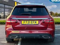 Used Mercedes C200 AMG line 184 HP (135 kW) 2020 Red Estate