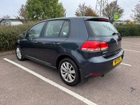 Used VW Golf VI Match 105 HP (77 kW) 2011 Blue Hatchback