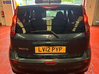 Begagnad Nissan Note N-TEC 87 HK (63 kW) 2012 Blå Halvkombi