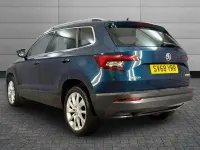 Used Skoda Karoq SE L 150 HP (110 kW) 2018 Lava blue metallic SUV