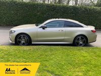 Used Mercedes E220 AMG Line Premium 194 HP (142 kW) 2018 Silver Coupe