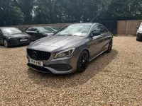 Used Mercedes CLA220 AMG line 177 HP (130 kW) 2017 Grey Coupe