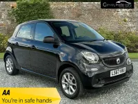 Used Smart ForFour Passion 71 HP (52 kW) 2017 Black Hatchback