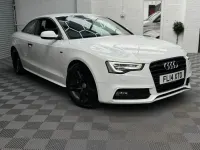 Second-hand Audi A5 S-Line 170 CP (125 kW) 2014 Alb Coupe