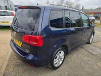 Used VW Touran SE 140 HP (102 kW) 2013 Blue MPV