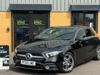 Used Mercedes A200 AMG line 163 HP (119 kW) 2020 Black Hatchback