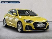 Used Audi A1 S-Line 95 HP (69 kW) 2021 Yellow Hatchback
