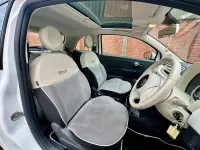 Used Fiat 500 Lounge 69 HP (50 kW) 2015 White Hatchback