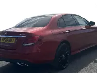 Used Mercedes E400 AMG line 334 HP (245 kW) 2020 Red Sedan