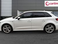Used Audi A3 Sportback S-Line 150 HP (110 kW) 2017 White Hatchback