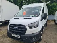 Usado Ford Transit 105 HP (77 kW) 2021 Branco Van