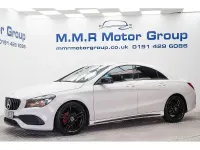 Used Mercedes CLA180 AMG line 120 HP (88 kW) 2018 White Coupe