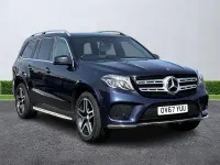 Used Mercedes GLS350 AMG line 258 HP (189 kW) 2017 Blue SUV