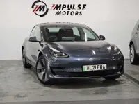 Usado Tesla Model 3 Standard Range 366 kW (498 HP) 2021 Cinzento Sedan