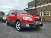 Used Skoda Roomster 105 HP (77 kW) 2008 Red MPV