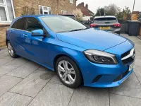 Used Mercedes A200 Premium 136 HP (100 kW) 2017 Blue Hatchback