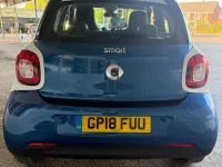 Used Smart ForFour Prime 71 HP (52 kW) 2018 White Hatchback